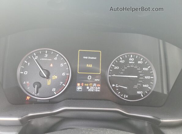 4S4BTANC8P3152024 2023 SUBARU OUTBACK White Widok zestawu wskaźników