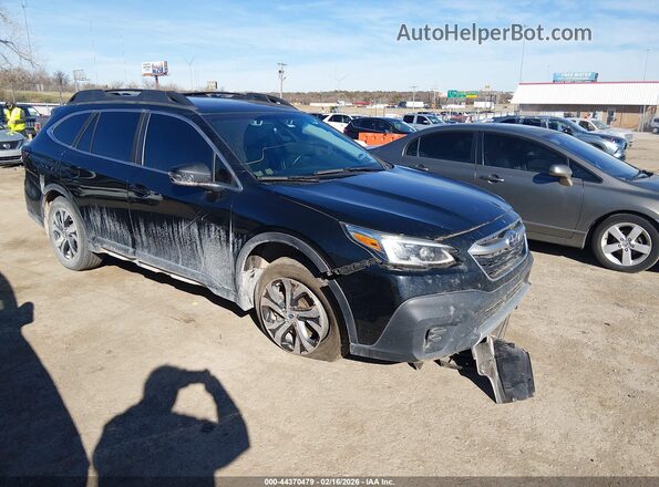 4S4BTANC9L3153483 2020 SUBARU OUTBACK Черный Передняя правая четверть