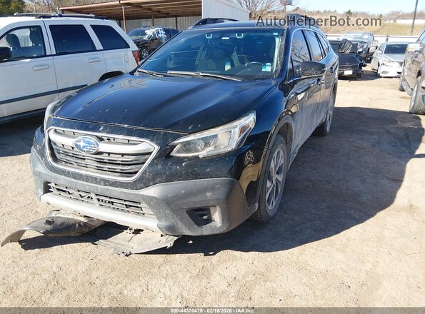 4S4BTANC9L3153483 2020 SUBARU OUTBACK Черный Передняя левая четверть