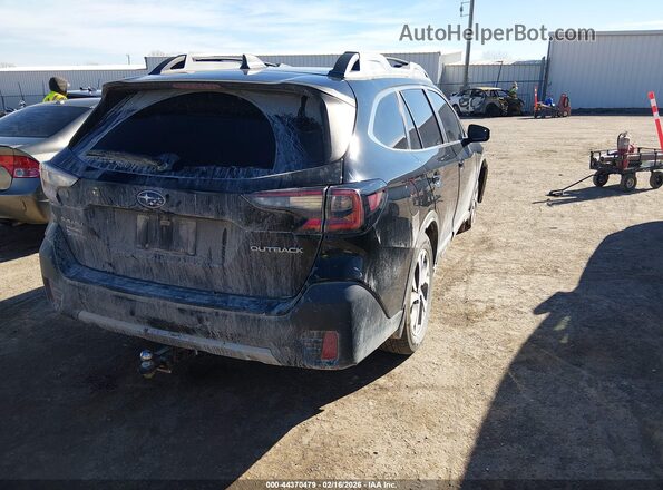 4S4BTANC9L3153483 2020 SUBARU OUTBACK Черный Задняя правая четверть