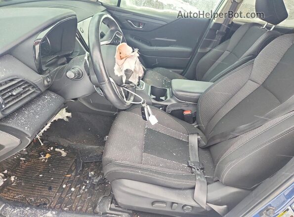 4S4BTDEC8M3140453 2021 SUBARU OUTBACK Синий Вид салона спереди