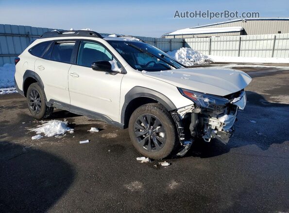 4S4BTGLD0P3213686 2023 SUBARU OUTBACK Белый Передняя правая четверть