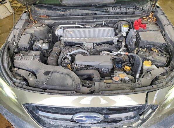 4S4BTGLD4M3109701 2021 SUBARU OUTBACK Green Widok komory silnika