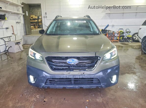 4S4BTGLD4M3109701 2021 SUBARU OUTBACK Green Widok z przodu