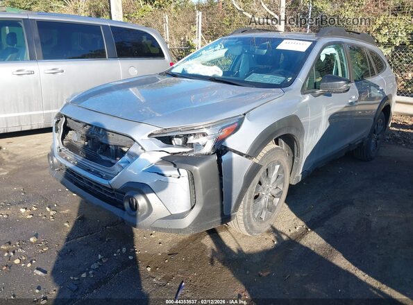 4S4BTGLD5P3176148 2023 SUBARU OUTBACK Серебряный Передняя левая четверть