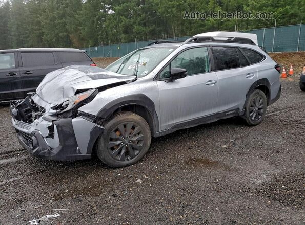 4S4BTGLD7R3156017 2024 SUBARU OUTBACK Silver Przód lewy