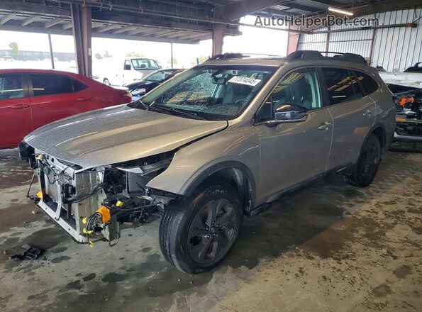 4S4BTGLD9M3163530 2021 SUBARU OUTBACK Серебряный Передняя левая четверть