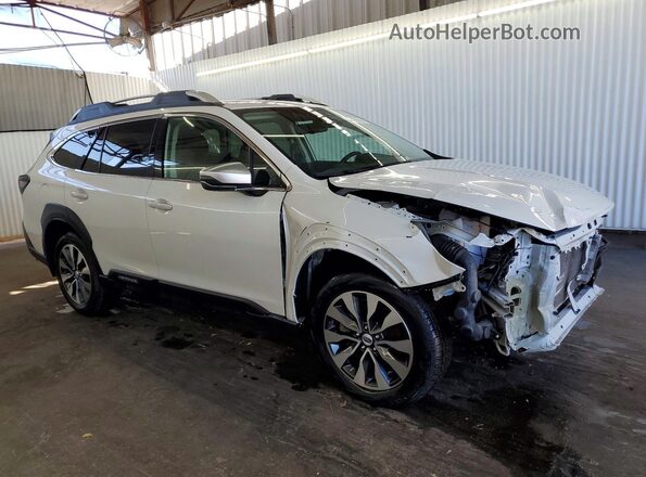 4S4BTGPD1R3116316 2024 SUBARU OUTBACK Белый Передняя правая четверть