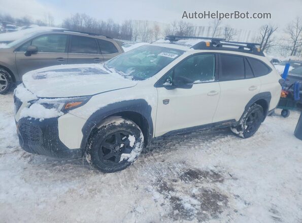 4S4BTGUD8S3229979 2025 SUBARU OUTBACK Белый Передняя левая четверть