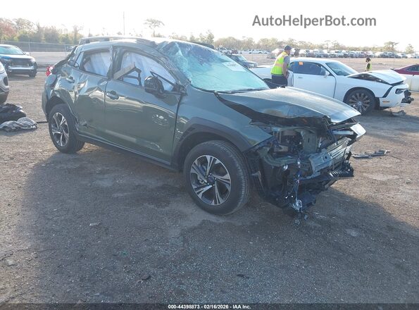 4S4GUHD67T3707370 2026 SUBARU CROSSTREK Зеленый Передняя правая четверть