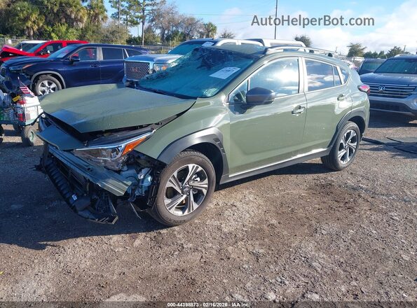 4S4GUHD67T3707370 2026 SUBARU CROSSTREK Зеленый Передняя левая четверть