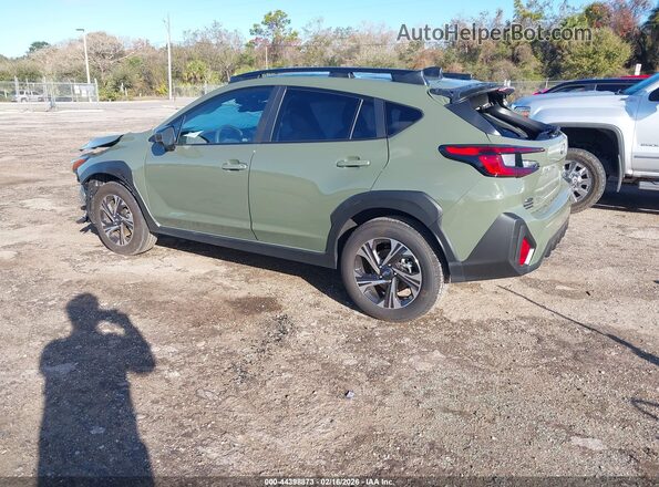 4S4GUHD67T3707370 2026 SUBARU CROSSTREK Зеленый Задняя левая четверть