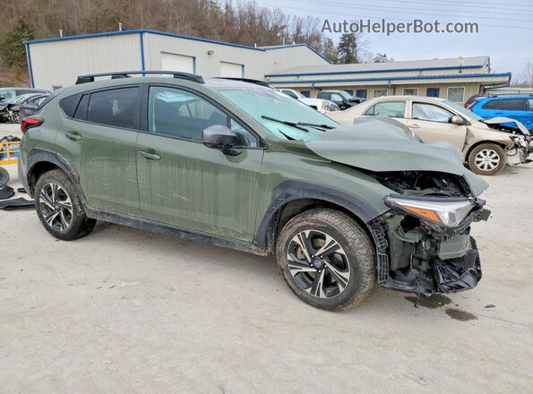4S4GUHD68T3700430 2026 SUBARU CROSSTREK Зеленый Передняя правая четверть