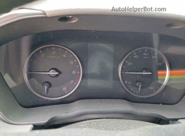 4S4GUHD68T3700430 2026 SUBARU CROSSTREK Зеленый Вид щитка приборов