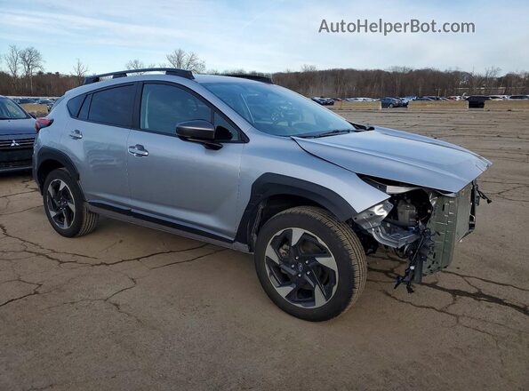 4S4GUHL63S3748983 2025 SUBARU CROSSTREK Серебряный Передняя правая четверть