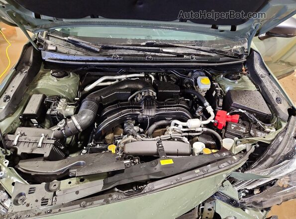 4S4GUHL64R3773160 2024 SUBARU CROSSTREK Зеленый Вид подкапотного пространства