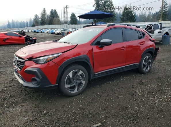 4S4GUHL64R3773448 2024 SUBARU CROSSTREK Красный Передняя левая четверть