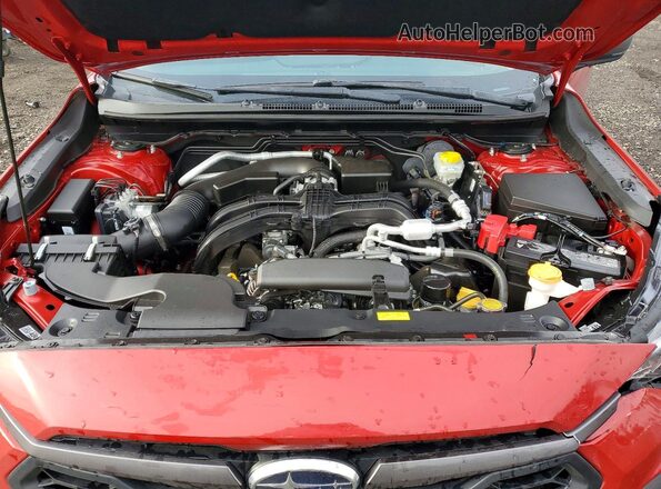 4S4GUHL64R3773448 2024 SUBARU CROSSTREK Красный Вид задней части салона