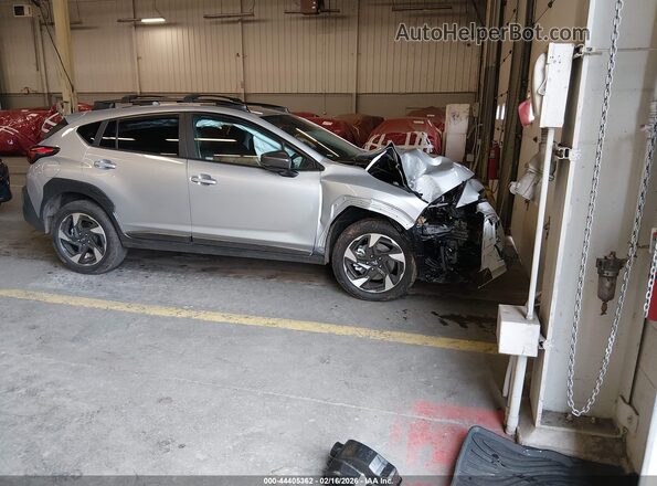 4S4GUHM68S3777703 2025 SUBARU CROSSTREK Серебряный Передняя правая четверть