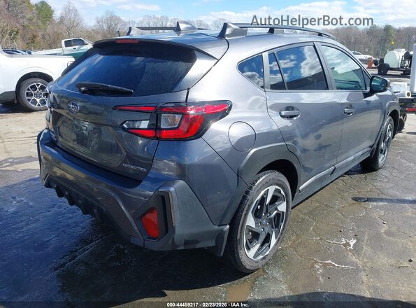 4S4GUHM6XR3714886 2024 SUBARU CROSSTREK Серый Задняя правая четверть