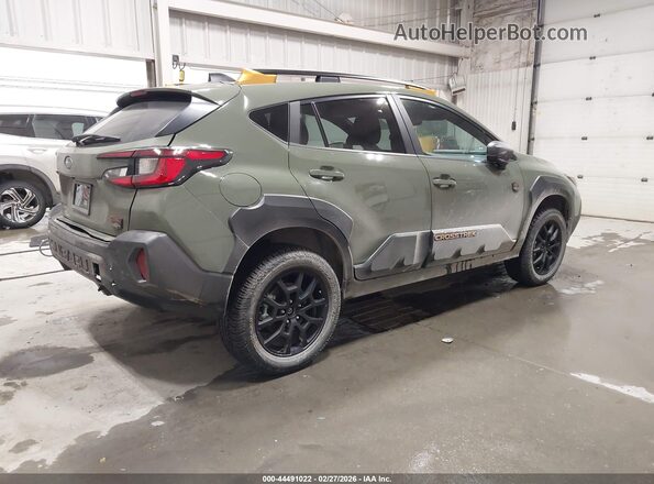 4S4GUHU64T3704331 2026 SUBARU CROSSTREK Зеленый Задняя правая четверть
