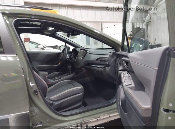 4S4GUHU64T3704331 2026 SUBARU CROSSTREK Зеленый Вид салона спереди