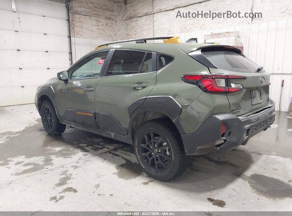 4S4GUHU64T3704331 2026 SUBARU CROSSTREK Зеленый Задняя левая четверть