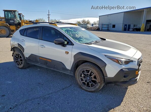 4S4GUHU65S3726482 2025 SUBARU CROSSTREK Белый Передняя правая четверть