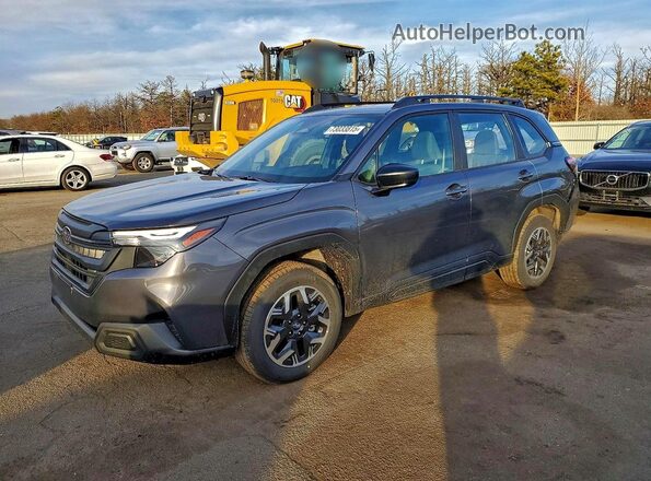 4S4SLDA64T3015349 2026 SUBARU FORESTER Серый Передняя левая четверть