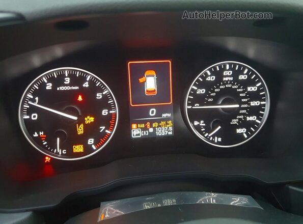 4S4SLDH68T3010774 2026 SUBARU FORESTER Белый Вид щитка приборов