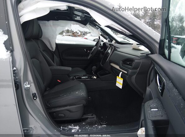 4S4SLDR67T3024034 2026 SUBARU FORESTER Серый Вид салона спереди