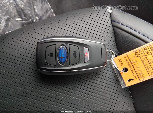 4S4SLDR67T3024034 2026 SUBARU FORESTER Серый Вид панели приборов