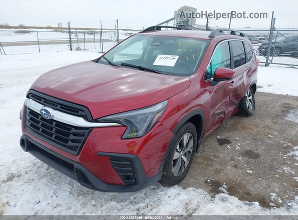 4S4WMADD8S3419471 2025 SUBARU ASCENT Бордовый Передняя левая четверть
