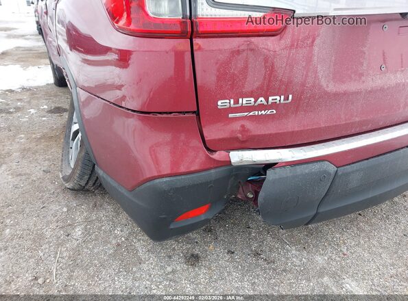 4S4WMADD8S3419471 2025 SUBARU ASCENT Бордовый Вид спереди