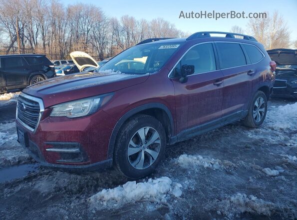 4S4WMAFD3K3468591 2019 SUBARU ASCENT Burgundy Przód lewy