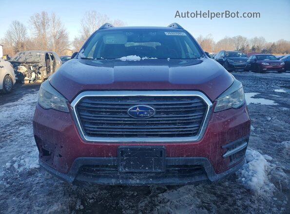 4S4WMAFD3K3468591 2019 SUBARU ASCENT Burgundy Widok z przodu