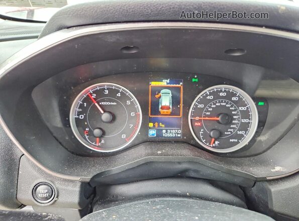 4S4WMAFD3K3468591 2019 SUBARU ASCENT Burgundy Widok zestawu wskaźników
