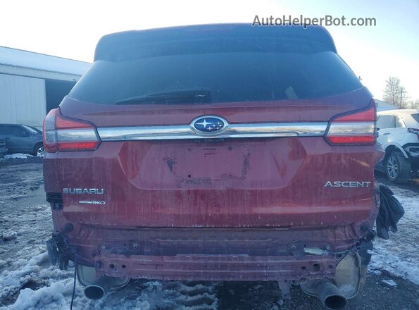 4S4WMAFD3K3468591 2019 SUBARU ASCENT Burgundy Widok z tyłu