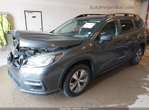 4S4WMAFD7K3428448 2019 SUBARU ASCENT Gray წინა მარცხენა ხედი სამი მეოთხედიდან