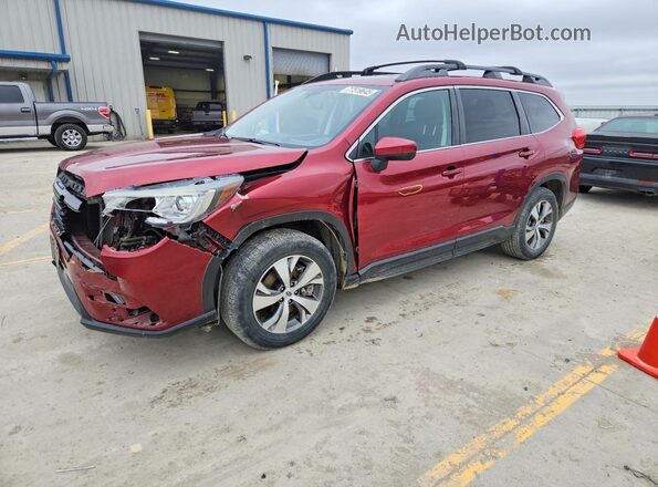 4S4WMAFD8K3449356 2019 SUBARU ASCENT Бордовый Передняя левая четверть