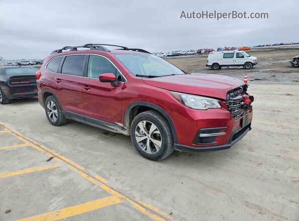 4S4WMAFD8K3449356 2019 SUBARU ASCENT Бордовый Передняя правая четверть