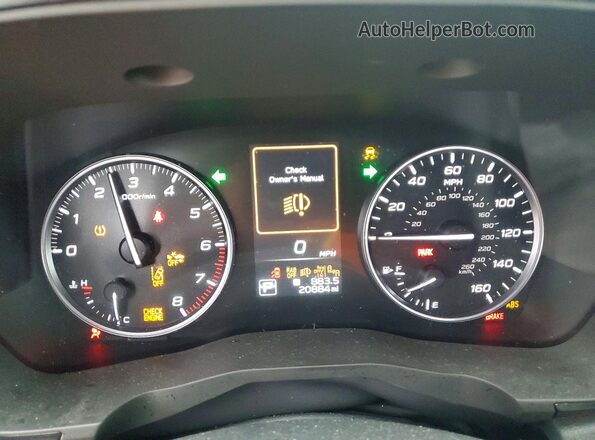 4S4WMAKD8P3421604 2023 SUBARU ASCENT Белый Вид щитка приборов