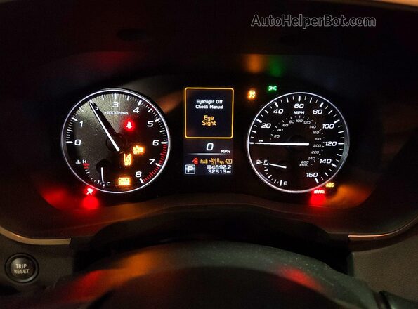 4S4WMAND8P3435756 2023 SUBARU ASCENT Gray Вид щитка приладів