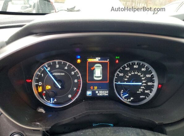4S4WMAPD0N3452738 2022 SUBARU ASCENT Угольный Вид щитка приборов
