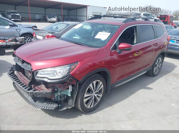 4S4WMAPD6M3444464 2021 SUBARU ASCENT Темно-бордовый Передняя левая четверть