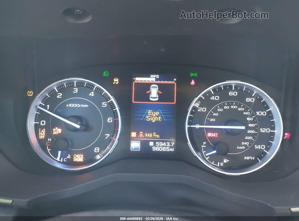 4S4WMAPD8L3468683 2020 SUBARU ASCENT Gray უკანა სავარძლების ხედი
