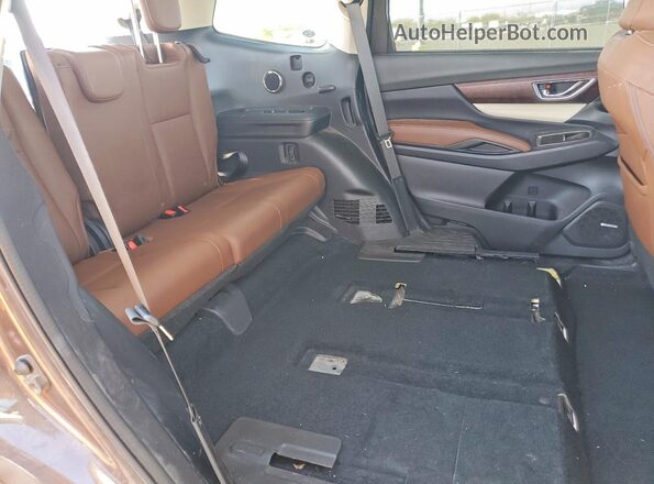 4S4WMARD1K3463384 2019 SUBARU ASCENT Brown Widok wnętrza z tyłu