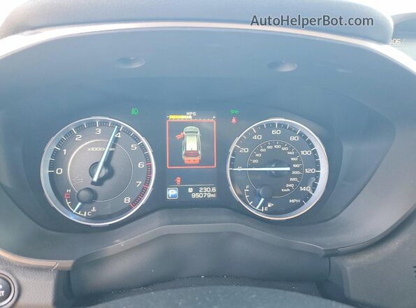4S4WMARD1K3463384 2019 SUBARU ASCENT Brown Widok zestawu wskaźników