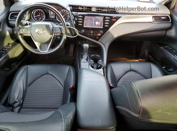 4T1B11HKXKU749512 2019 TOYOTA CAMRY Black Widok deski rozdzielczej