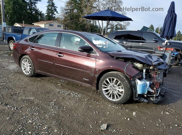 4T1BD1EB0GU049372 2016 TOYOTA AVALON Burgundy Przód prawy
